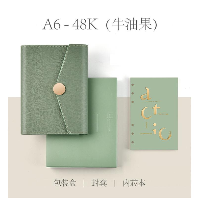 a5a6工作记事本手账本商务活页本外壳精致高级定制本子笔记本