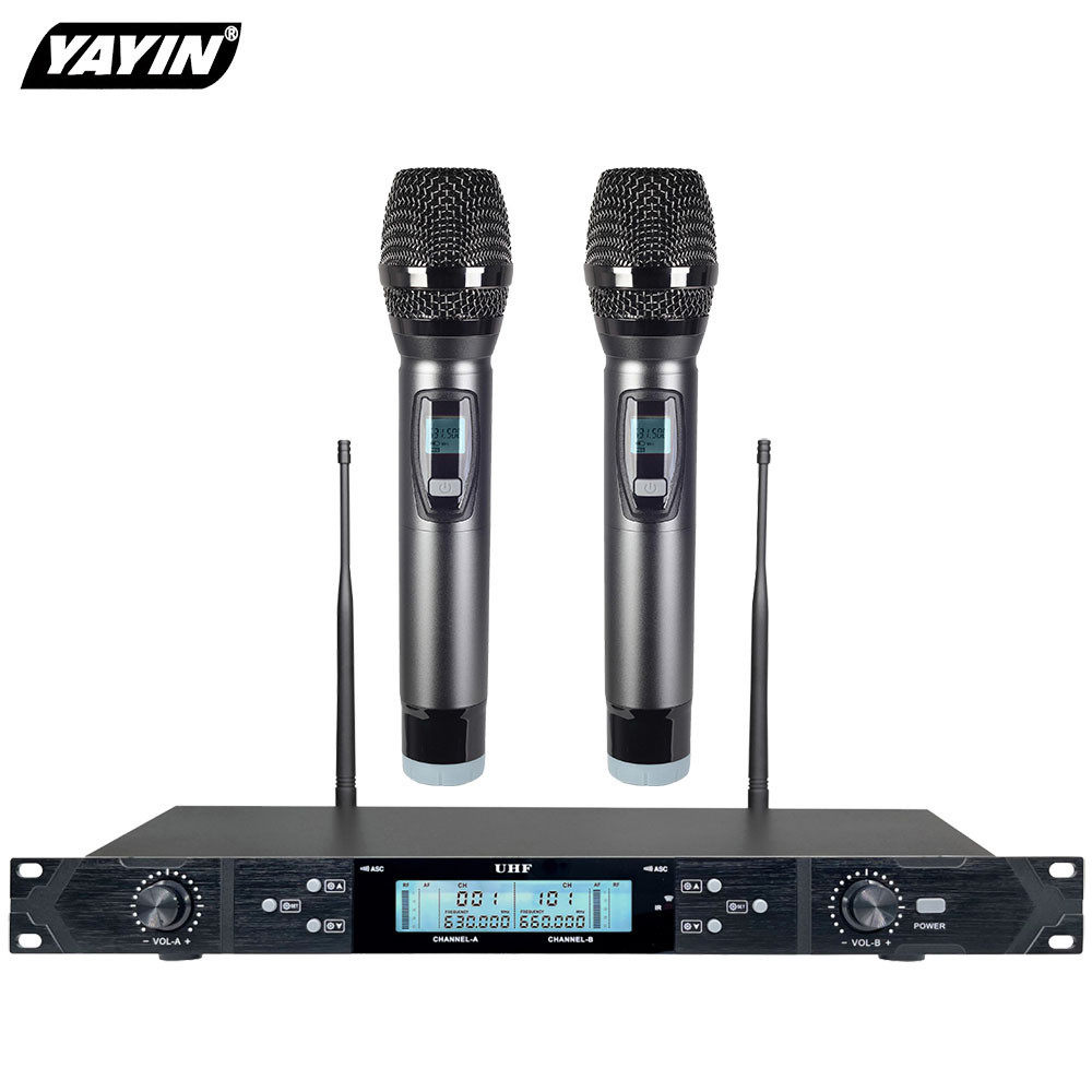 专业无线麦克风红外调频ktv话筒拖二拖四拖八咪家庭娱乐会议工程