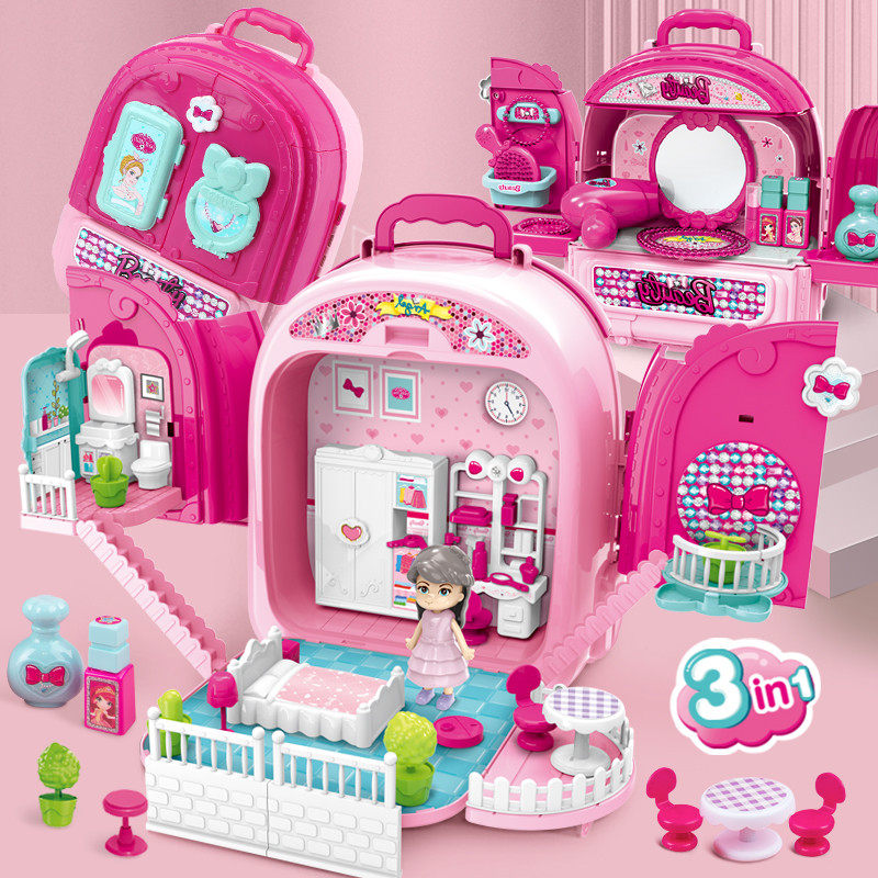 化妆台玩具女孩过家家公主娃娃屋儿童72-3-4-6岁小女,玩具/童车/益智/积木/模型,过家家玩具,淘宝优惠券,粉丝福利购,淘宝优惠卷