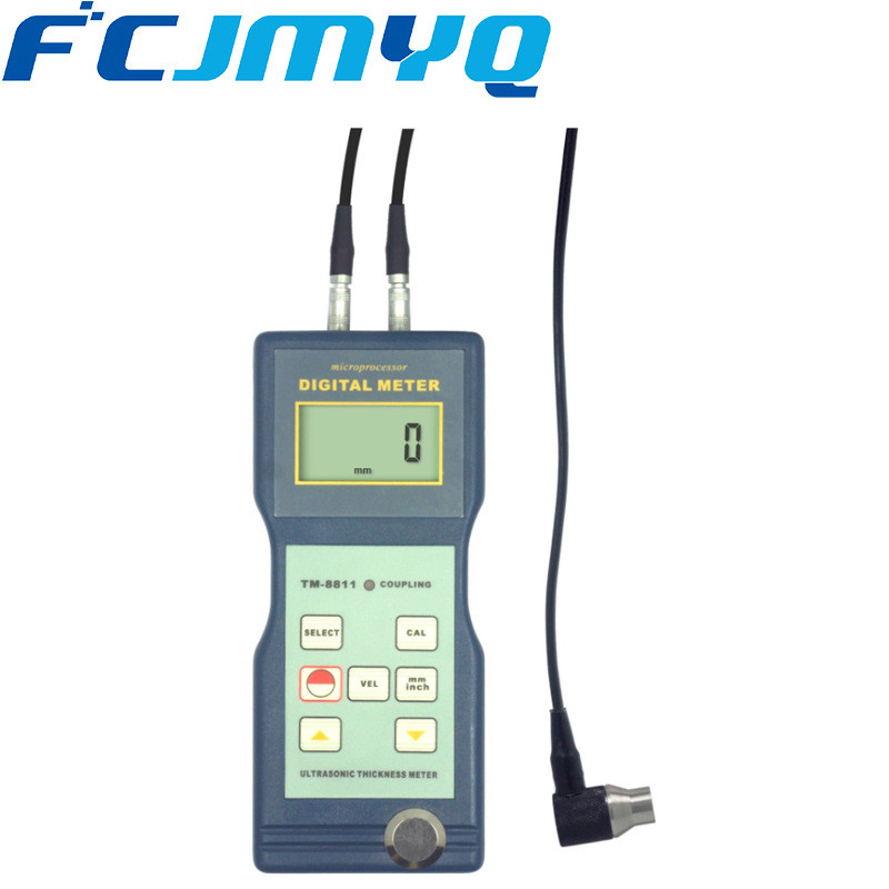 兰泰金属厚度计超声波测厚仪TM-8811玻璃塑料壁厚仪钢板测厚仪