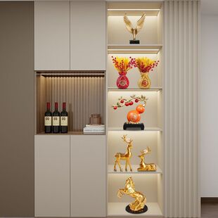 高档新款轻奢酒柜组合套装摆件送礼乔迁之喜客厅酒柜装饰品摆件送