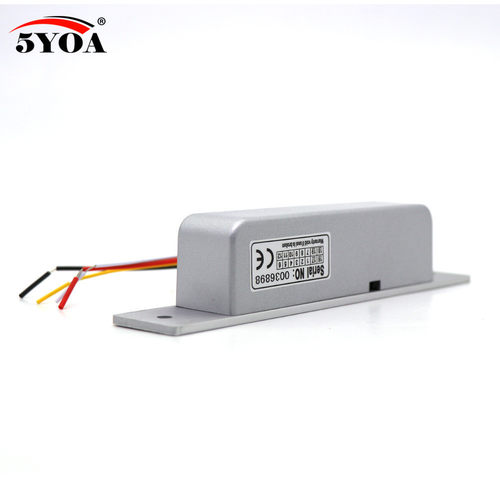 小电玻璃门锁四线低温延时迷你门禁系统电子锁插12v