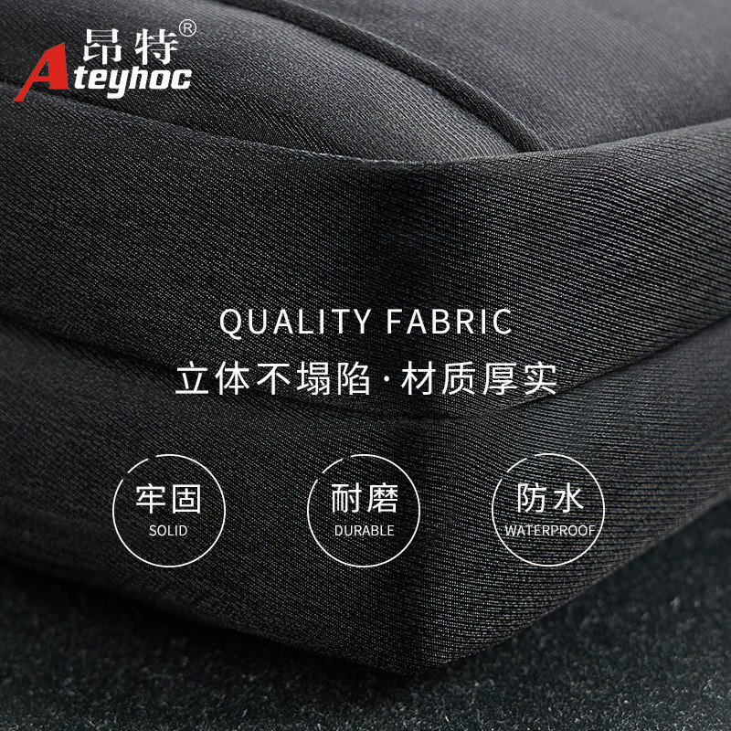 办公手提文件包商务公文包帆布男士多功能资料袋会议收纳大容量印