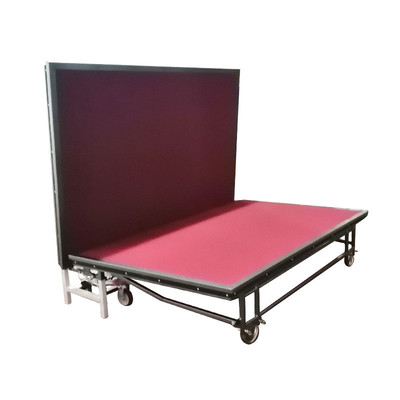 学校活动酒店折叠舞台架子幼儿园移动婚礼会议拼装升降t台小舞台