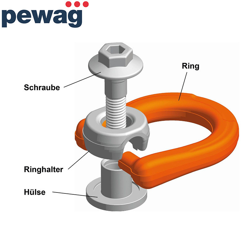 热销pewag吊具瓦克吊点培吊索具旋转吊点plzw
