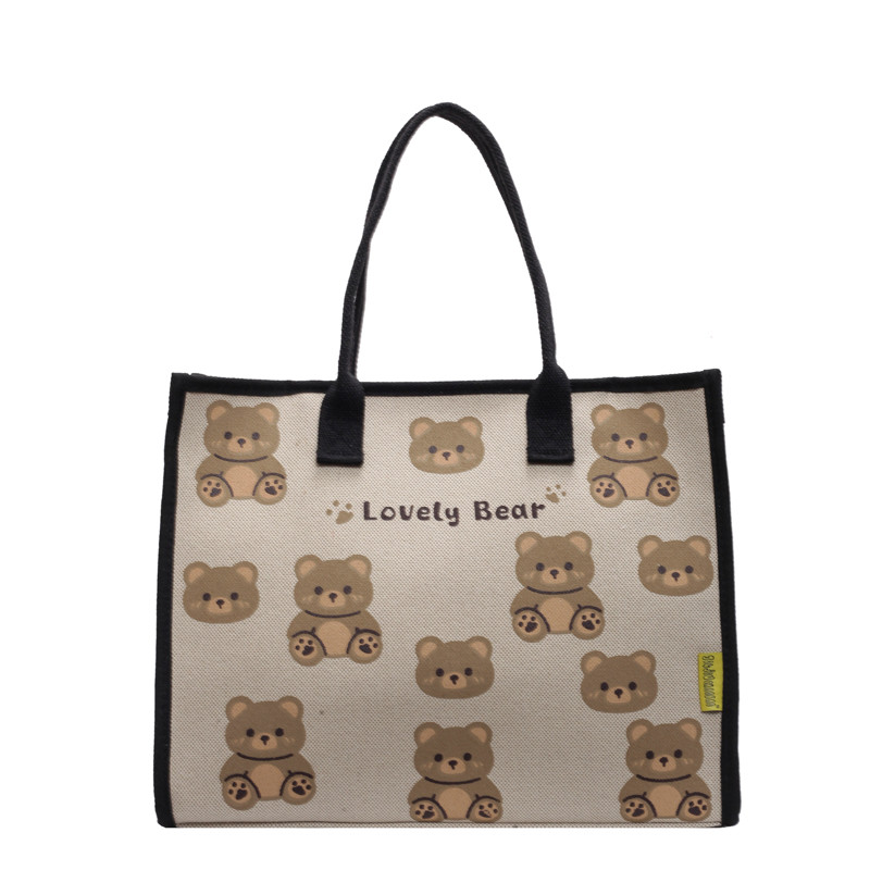 托特包硬挺大容量立体2025新款帆布提包布包外出手提妈咪包女新款