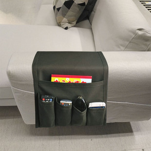 2xpj木椅侧边袋家庭用遥控器储物袋袋扶手沙发床边置物木收纳袋