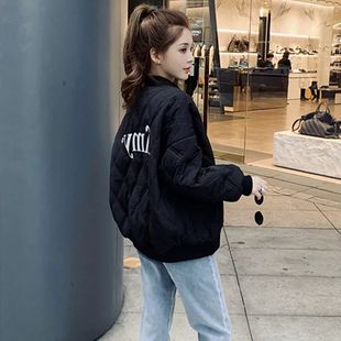 羽绒棉服女秋冬季2024年新款洋气宽松韩版短款小个子加厚棉衣