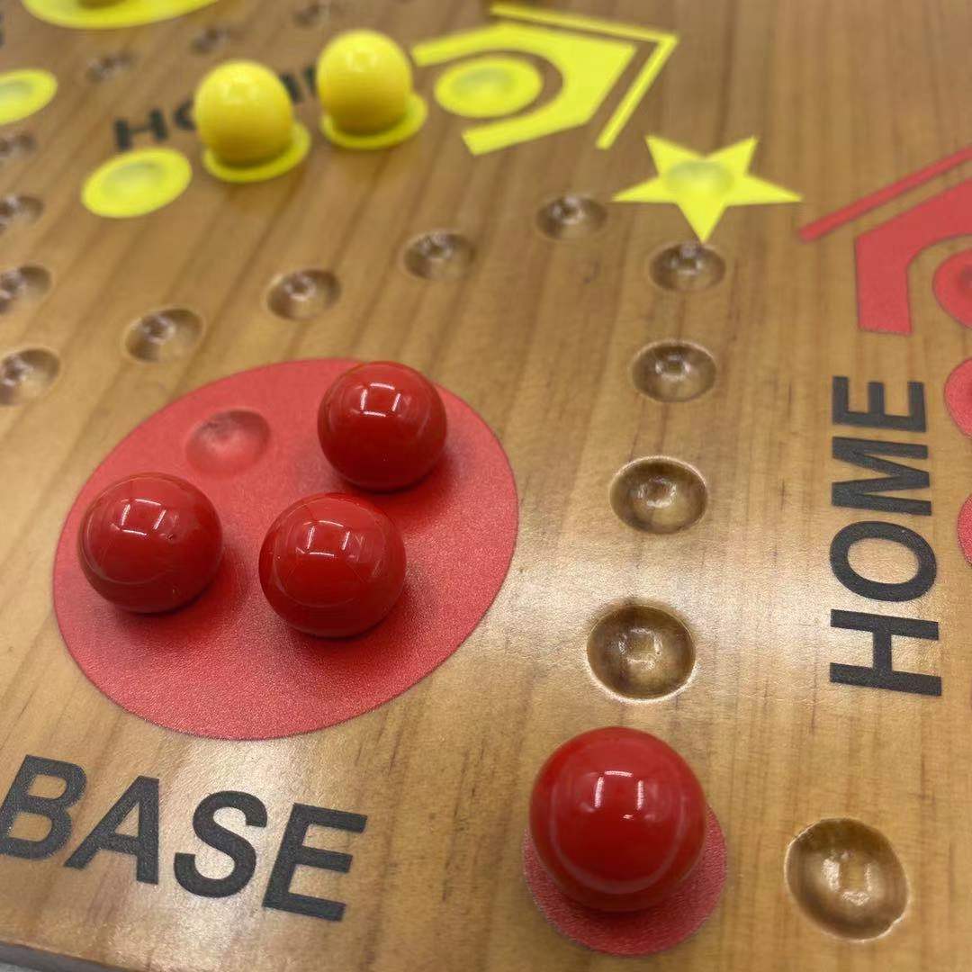 boardgame双面棋盘游戏飞行棋4人6人轨道派对棋盘游戏木质游戏