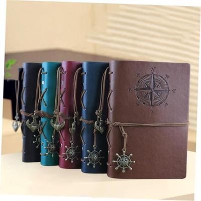 Leather Journal Notebook Cover Diary A6 Unlined Blank Paper