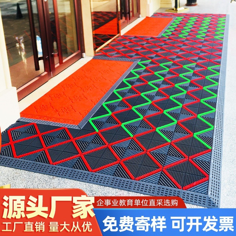 门口防滑地垫进门大门口脚垫大厅大堂迎宾地毯室外除尘门垫