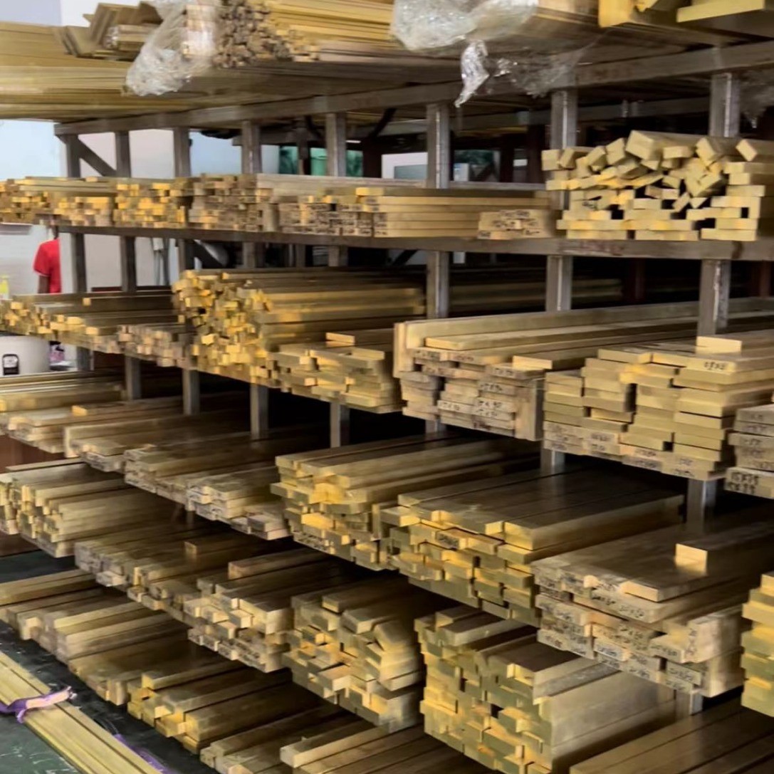 厂家批发直供h59黄铜排铜雕刻黄铜板黄铜条装饰铜条铜条材异形