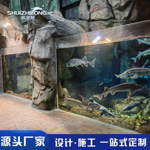 承接有机玻璃工程景观鱼缸生态设计水族馆海洋亚克力大型鱼缸