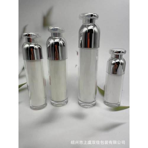 热销现货100ml真亚克力空瓶30ml按压乳液瓶50ml精华瓶30g50g膏霜