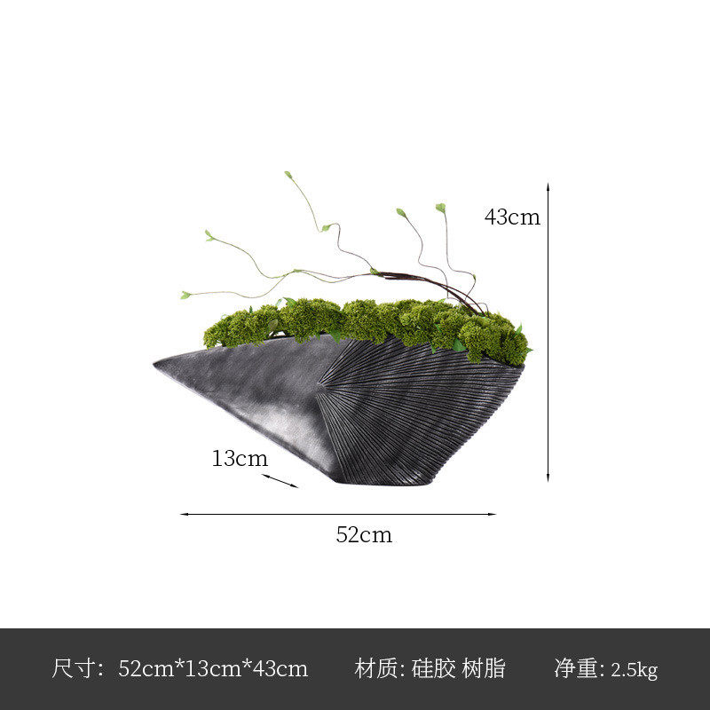 仿真果子绿色整体花艺插花酒店大堂绿植假花卉摆设轻奢新中式摆件