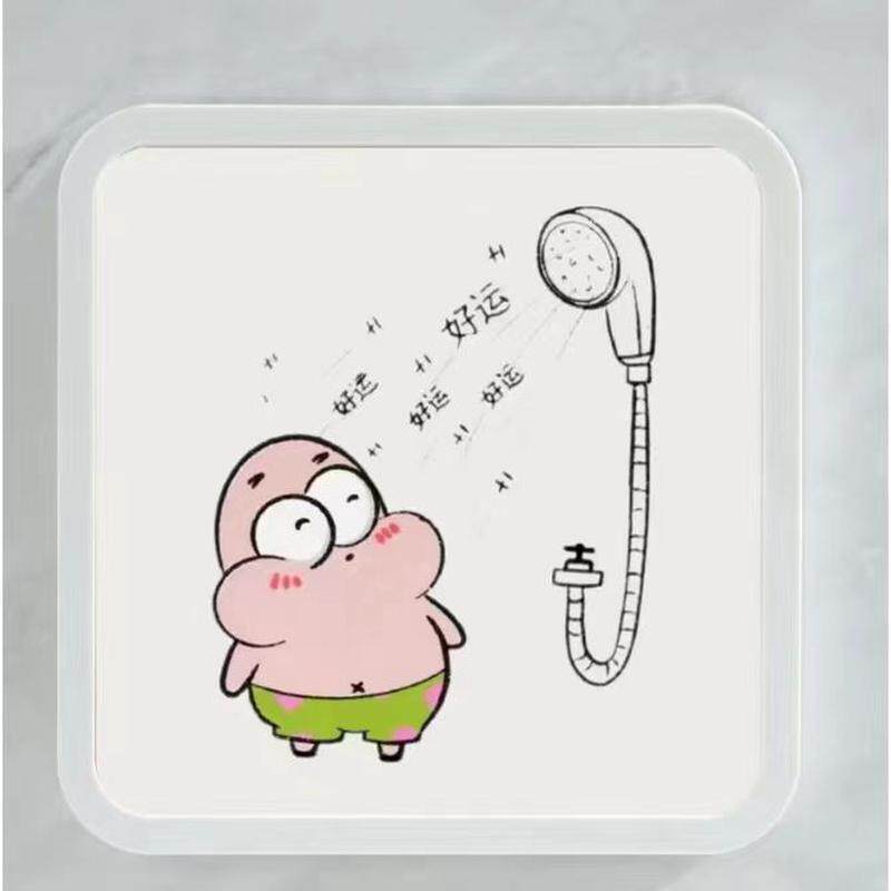 浴室卫生间衣服壁画折叠收纳柜放洗澡干净箱置物架挂墙免打孔