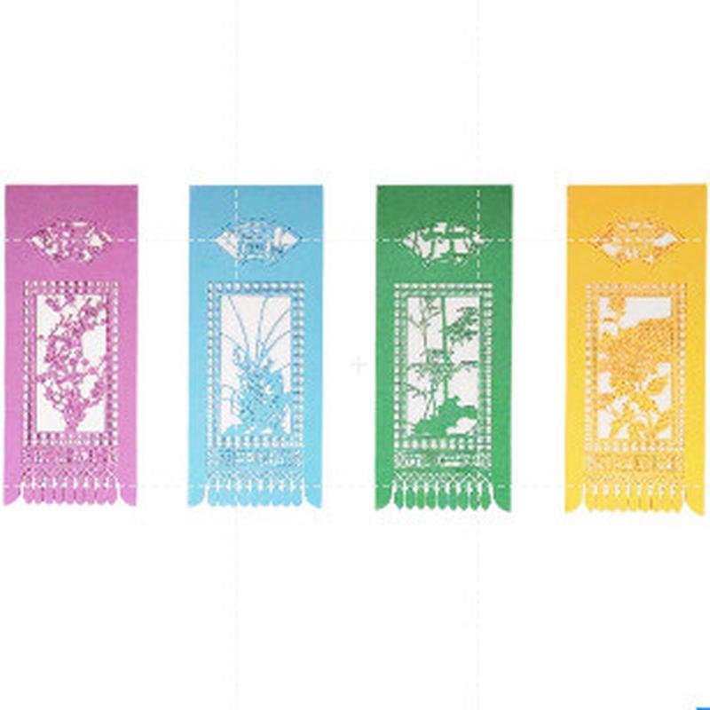 壁画梅兰竹菊挂画客厅沙发背景墙家居装饰毛毡中式墙画毛毡四扇屏