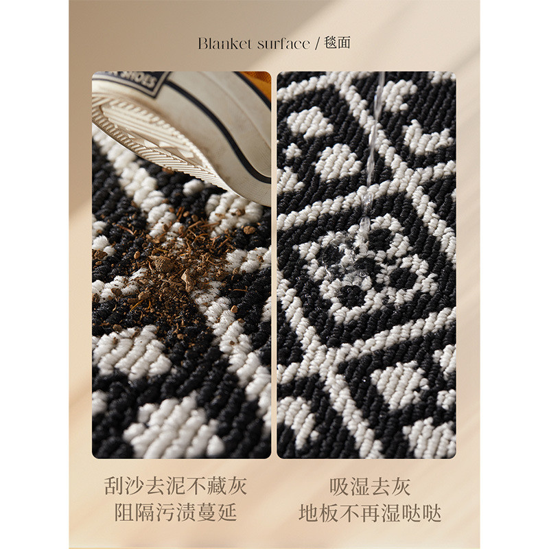热销美式入户门地垫土耐脏免洗蹭门外门垫大门进门门口门垫室内防