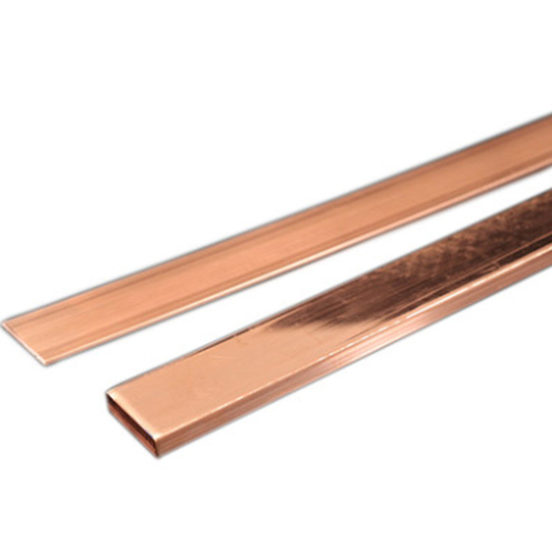 工厂直供t2紫铜条镀锡空开连接片铜条扁条铜排装饰镶嵌红实心