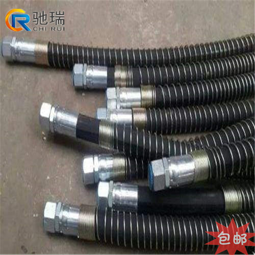 厂家批发高压耐温编织胶管低压加布胶管接头铠装高压胶管总成