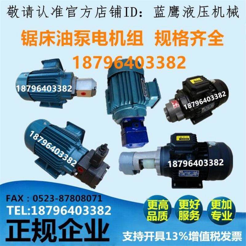 带锯床液压油泵HGP高压齿轮泵VP变量泵YB1叶片泵CB-B6调压齿轮泵R