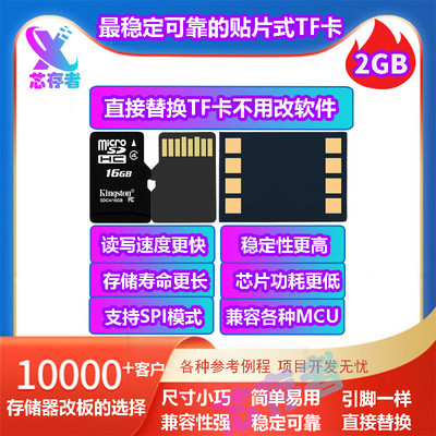 贴片TF卡64Gbit SD FLASH8GByte超高可靠性和兼容性保护数据安全