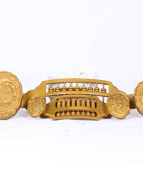 热销直供笔筒古铜如意算盘仿算盘算盘家居办公书房铜工艺品摆件挂