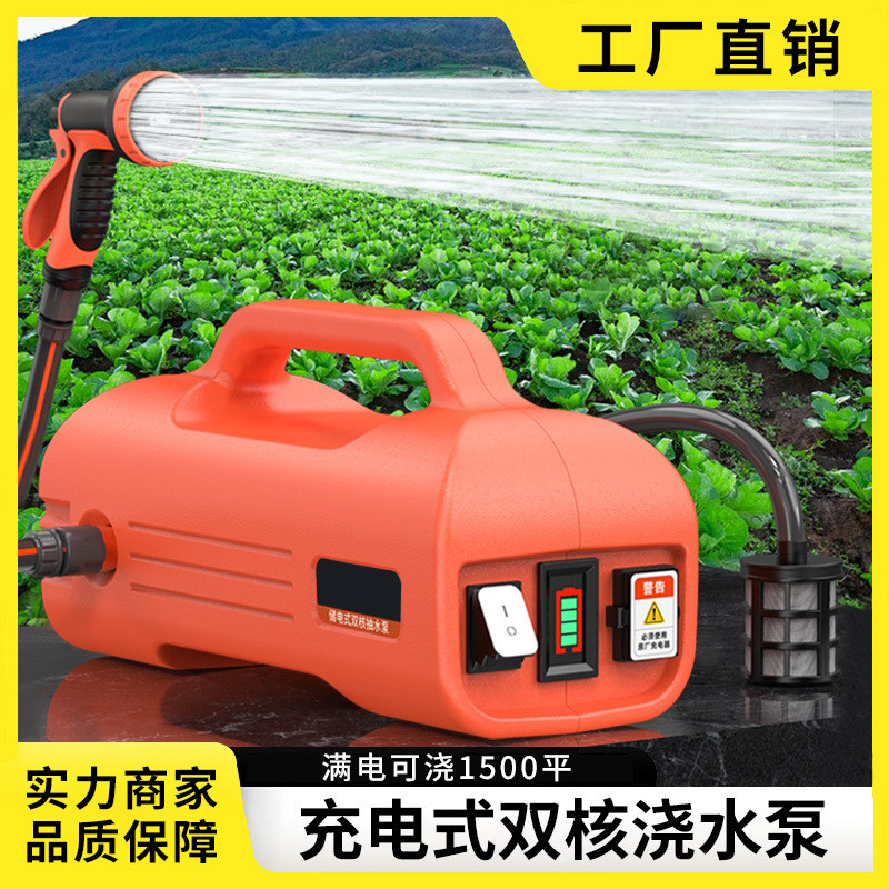 充电式抽水泵家用电动浇菜神器浇水机菜园灌溉浇地小型水泵抽水机