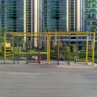 热销多功能户外组合器吊环秋千攀爬架小区公园广场游乐设施体育运