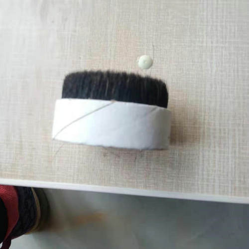 热销现货批发38mm自然黑30分-90分大毛猪鬃毛工厂制刷毛量动物从