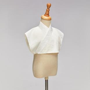 汉服假领子儿童汉服内搭男童衣领女童义领演出服白色领子古装内衬
