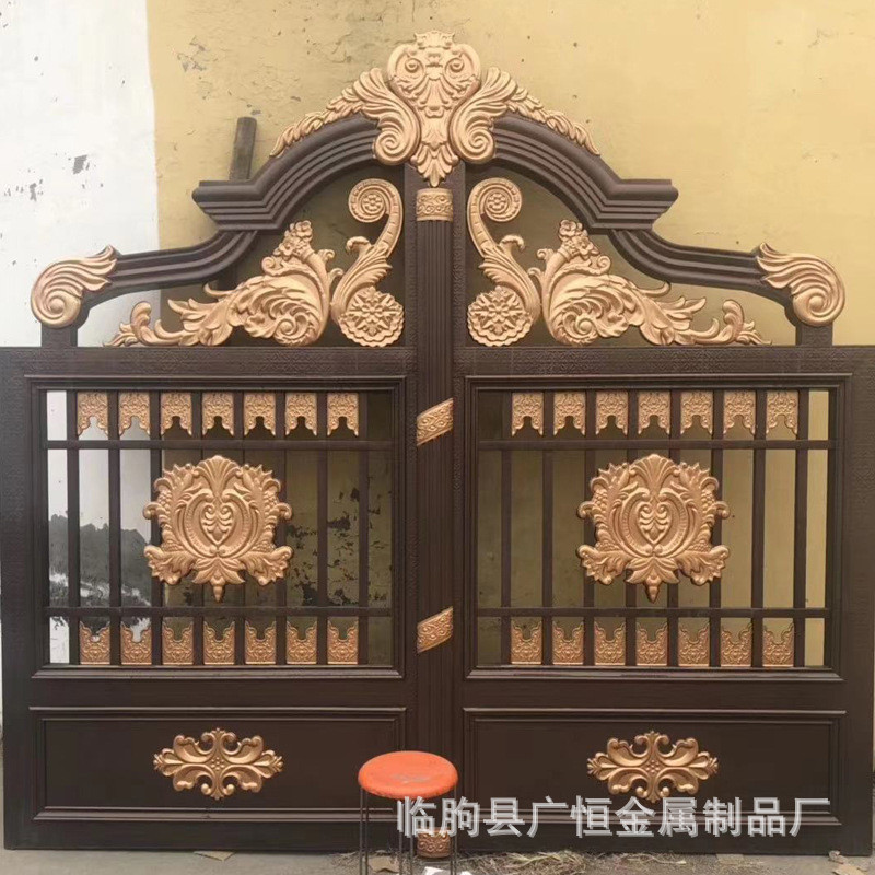 庭院别墅铝艺大门欧事铸铝合金小区大门防盗铝合金大门