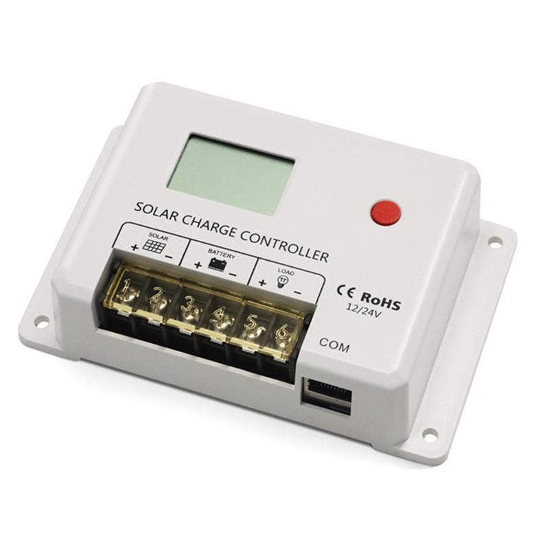 硕日太阳能控制器HC2410-C HC2420-C通用智能充放电家用HC2430-C