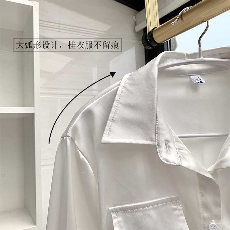 彩色无痕衣架家用挂衣服防肩角晾衣架寝室干湿两用防滑衣撑子收纳