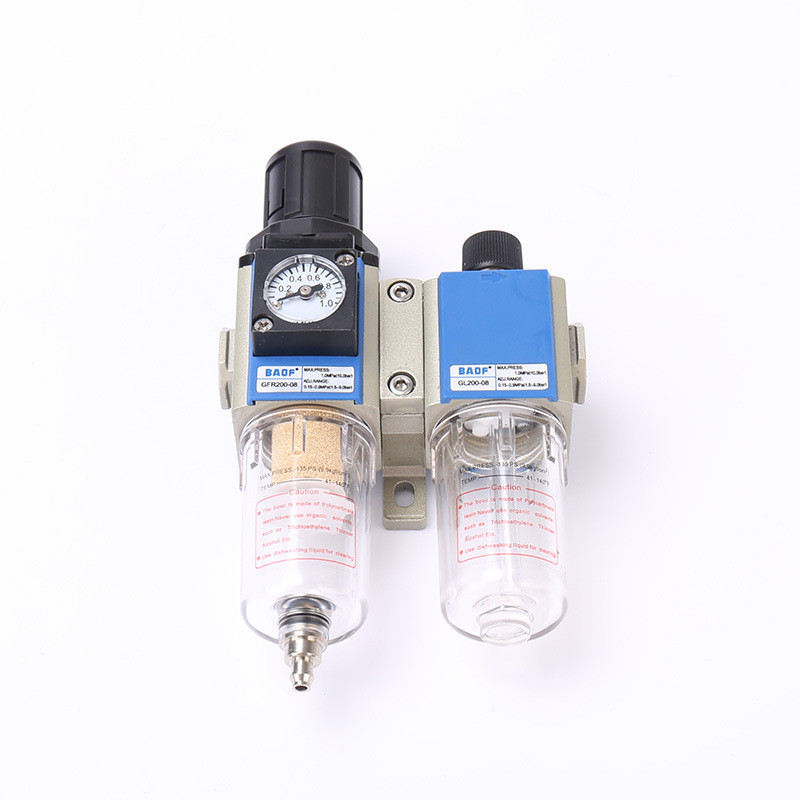 热销厂家供应gfc200-08调压过滤器油水分离器件过滤器气源二联空
