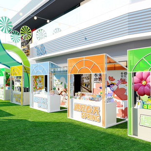 热销促销台展示架市集摊位架商场花车棚集市摊位桌可移动夜市移动