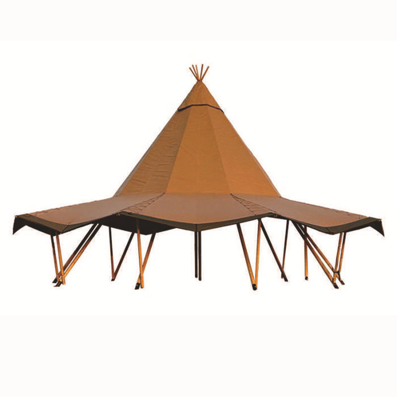 户外露营公园帐篷tipi草帽大印第安团建聚会活动展览遮阳防雨篷房