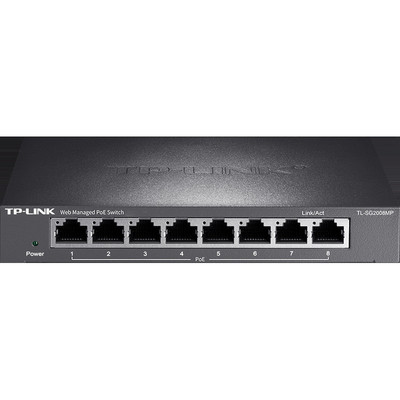 TP-LINKTL-SG2008MP8口全千兆网管型PoE交换机以太网络供电器