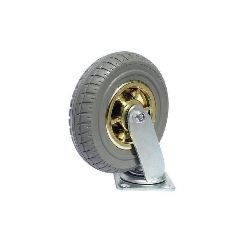 厂家按尺寸四轮定制304不锈钢平板手推车折叠加工静音拉货车