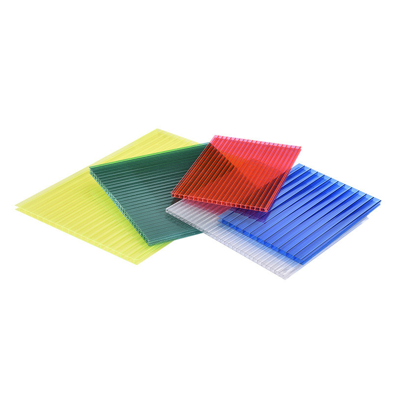 批发透明阳光板采光板大棚雨棚实心温室隔断中空4mm5mmpc阳光板