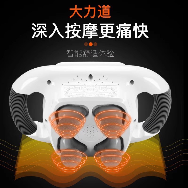 大力度懒人电动全自动四头筋膜枪肌肉按摩仪器肌膜枪大力士棒