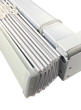 热销50mmpvc仿木百叶办公室遮光百叶窗帘卧室防水印花批发百叶帘