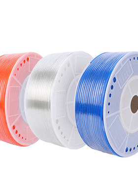 PU气管10*6.56*412*8空压机气泵高压透明PU气动气管