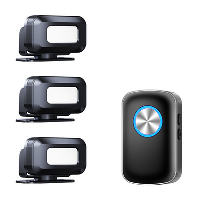 热销欢迎光临感应器门铃红外线进门语音迎宾器分体感应店铺防盗报