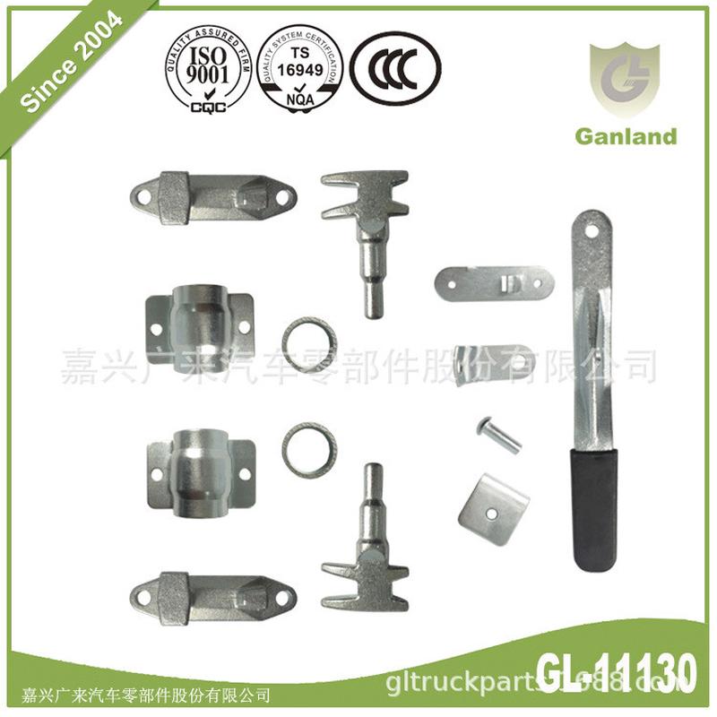 热销gl-11130车厢门天地门锁货车铁镀锌锁具卡车6分六分长杆执手