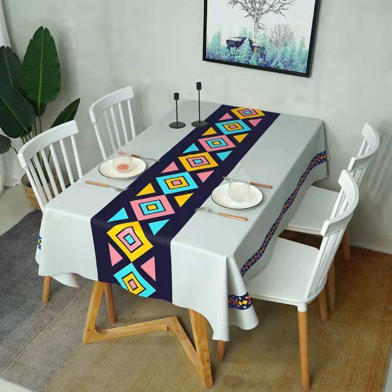 布艺pvc塑料台布茶几垫少女心ins长方形餐桌桌布防水防烫防油免洗,居家布艺,桌布,淘宝优惠券,粉丝福利购,淘宝优惠卷