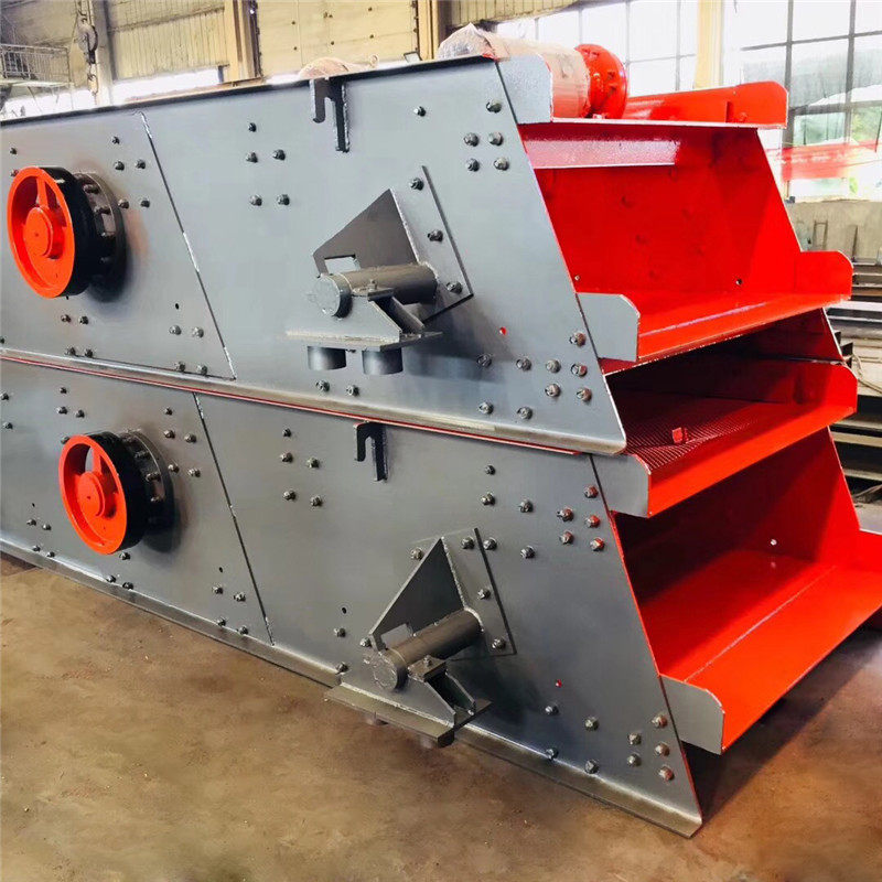 热销直线振动筛砂机两层三层四层矿用石子料石料震动筛生产线筛沙