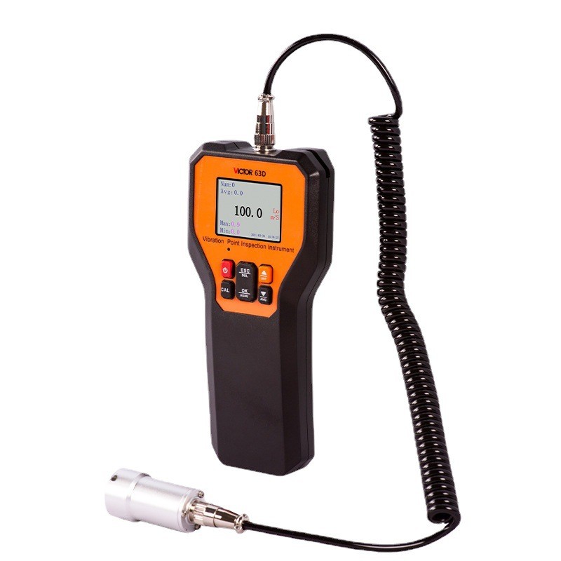 胜利vc63d/vc63e振动震动仪点检位移加速度高精度vc63k频率测振仪