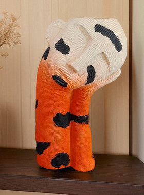 热销现代创意树脂抽象花瓶插花样板间餐桌干花售楼处客厅酒柜装饰