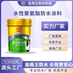 金雨王屋顶防水补漏材料外墙防漏胶裂缝楼顶水性聚氨酯涂料彩钢